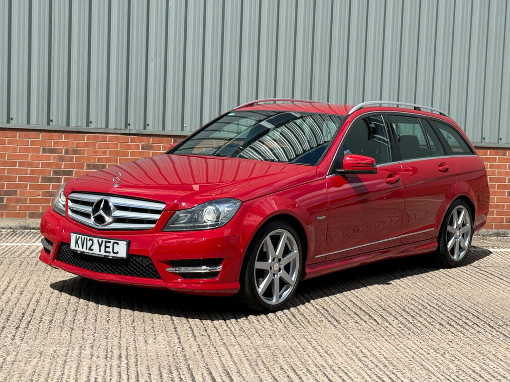 Mercedes-Benz C Class 2.1 C220 Cdi Blueefficiency Sport Estate Diese Silver #9