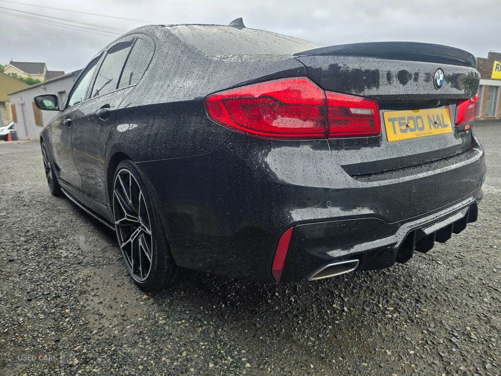 BMW 5 Series 520D M Sport Black #3