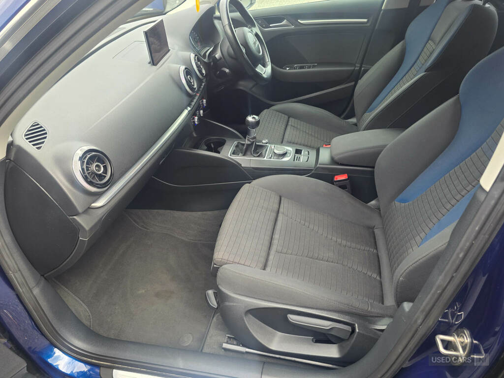 Audi A3 1.6 Tdi 110 Sport Nav BK16OGA Blue #6