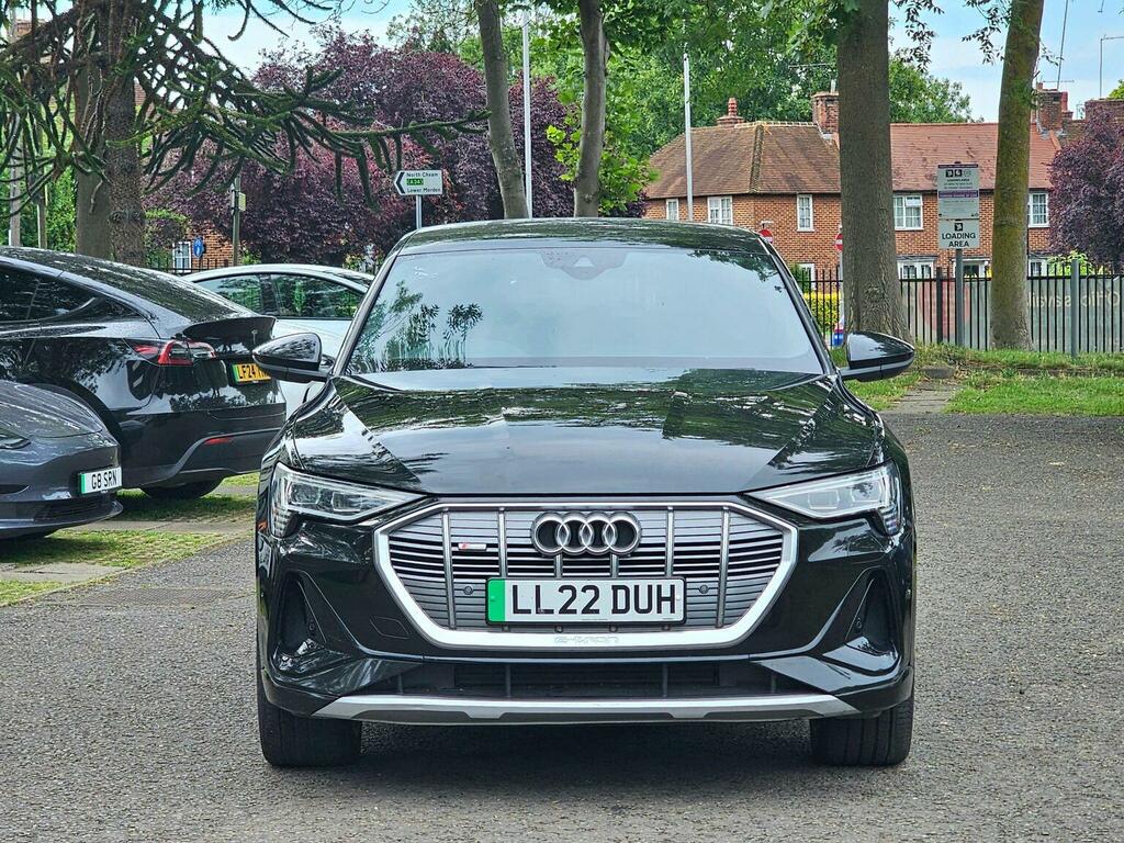 Audi E-tron 55 S Line Quattro 95Kwh 11Kw Charger 2 LL22DUH Black #2