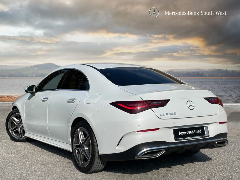 Mercedes-Benz CLA Class Saloon White #2