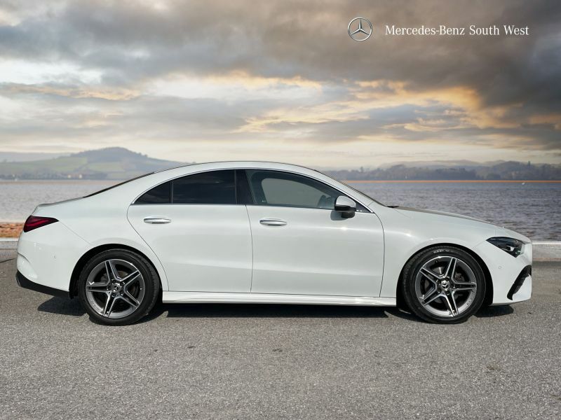 Mercedes-Benz CLA Class Saloon White #3
