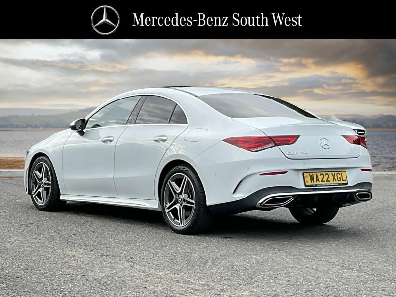 Mercedes-Benz CLA Class Saloon White #2