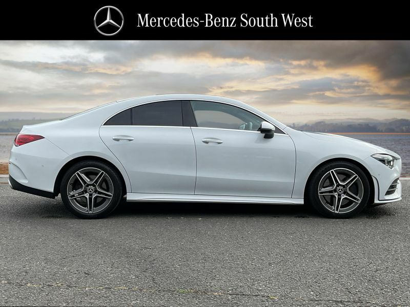 Mercedes-Benz CLA Class Saloon White #3