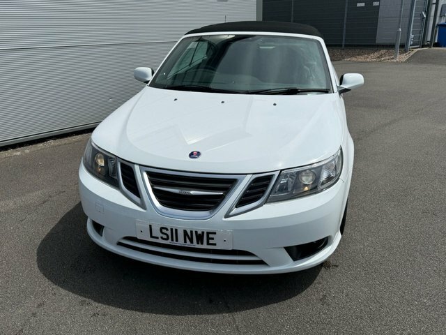 Saab 9-3 1.8T Linear Se Convertible Euro White #3