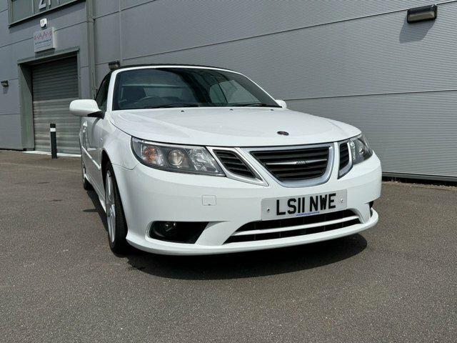 Saab 9-3 1.8T Linear Se Convertible Euro White #6