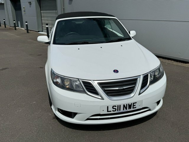 Saab 9-3 1.8T Linear Se Convertible Euro White #4