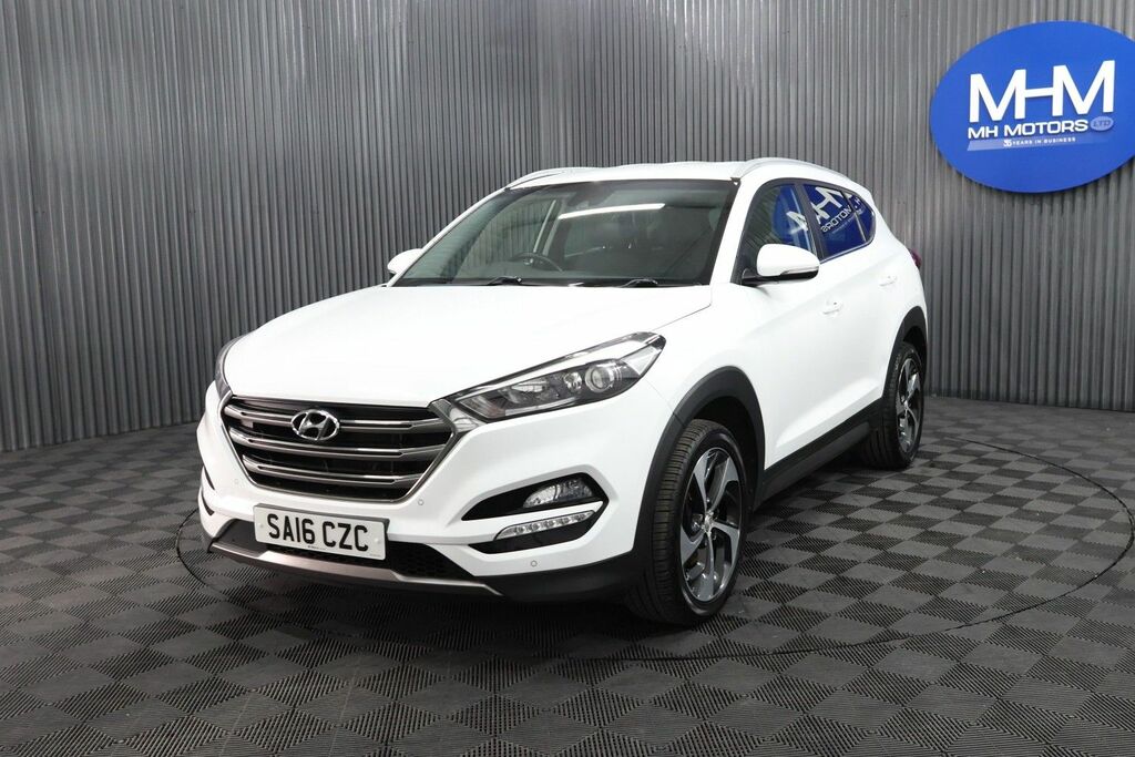 Hyundai Tucson Crdi Blue Drive Premium White #3