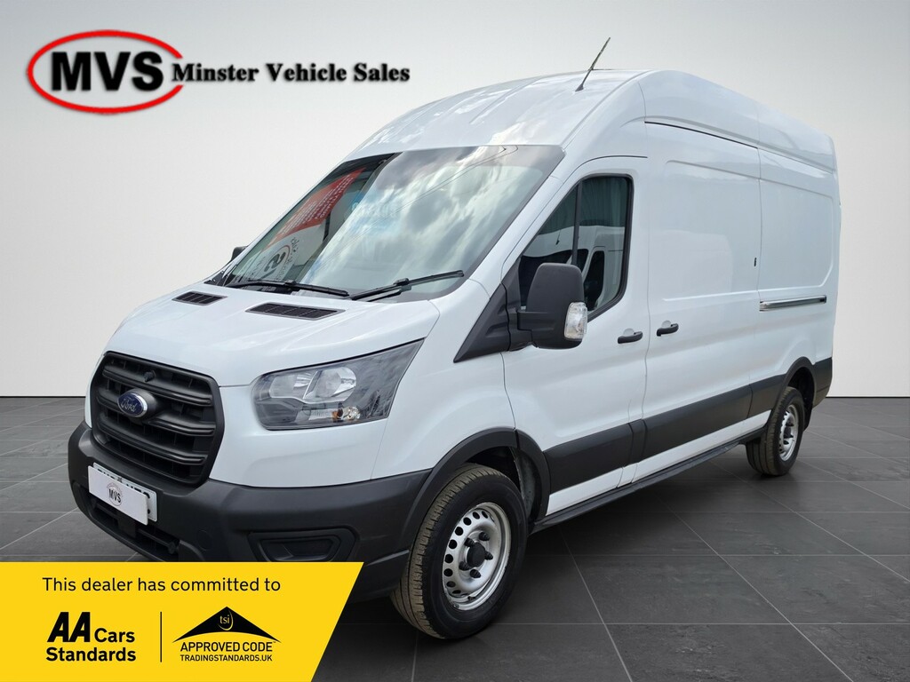 Ford Transit Custom 2.0-Transit-leader-van-350-l3-2.0l-ecoblue-130ps-r BX22VZC White