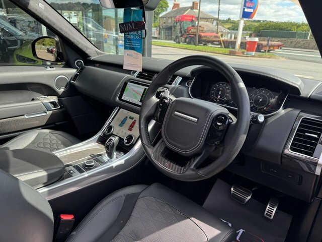 Land Rover Range Rover Sport 2022 5.0 P575 V8 Svr Carbon Edition Suv Black #4