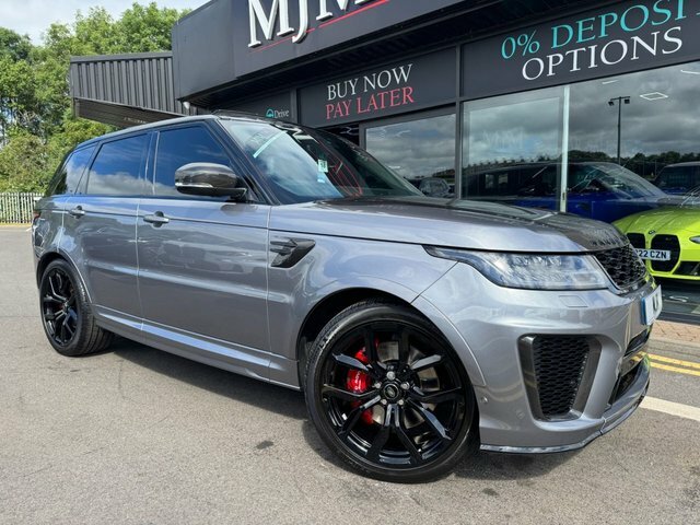 Land Rover Range Rover Sport 2022 5.0 P575 V8 Svr Carbon Edition Suv Black