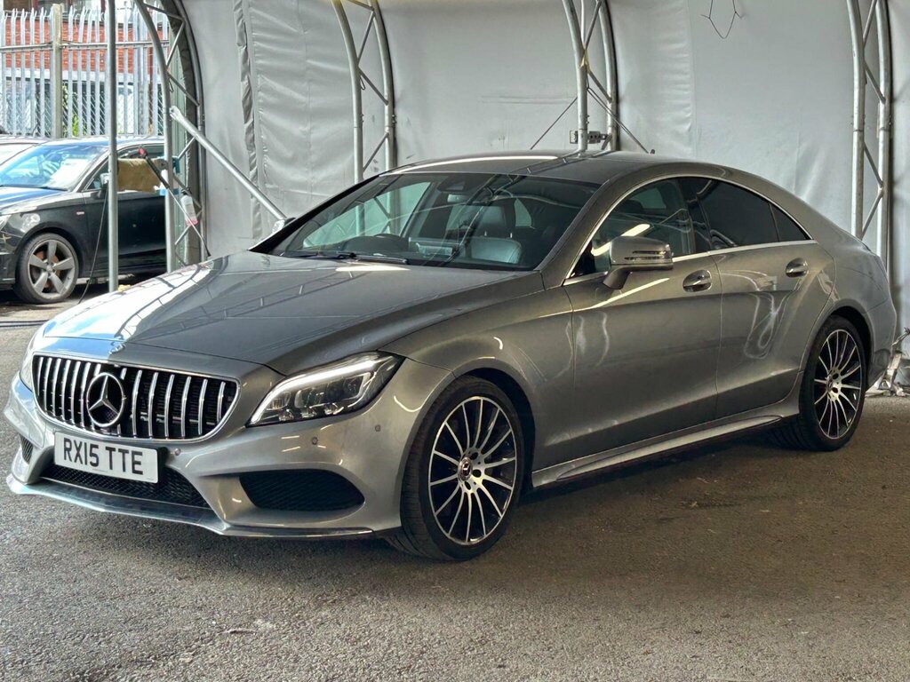 Mercedes-Benz CLS 3.0 Cls350 V6 Bluetec Amg Line Coupe G-tronic Eur Silver #3