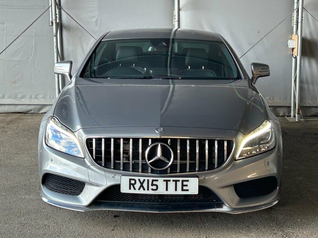Mercedes-Benz CLS 3.0 Cls350 V6 Bluetec Amg Line Coupe G-tronic Eur Silver #4