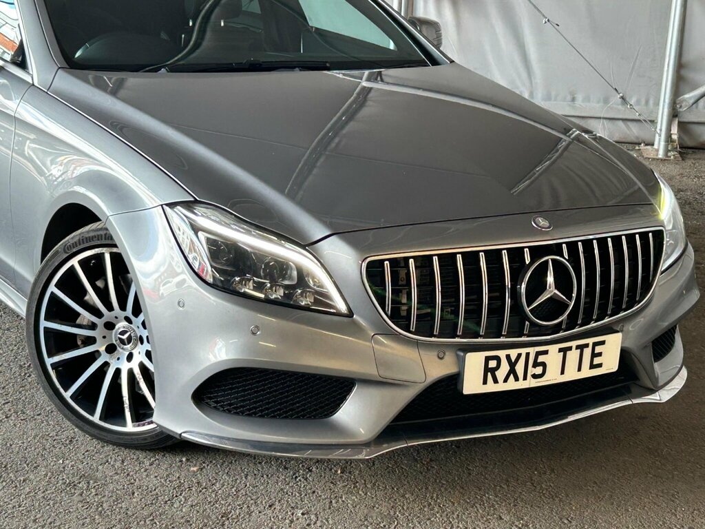 Mercedes-Benz CLS 3.0 Cls350 V6 Bluetec Amg Line Coupe G-tronic Eur Silver #2