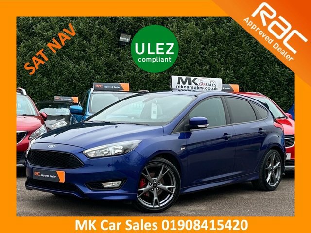 Ford Focus 2018 1.0T Ecoboost St-line X Hatchback Blue