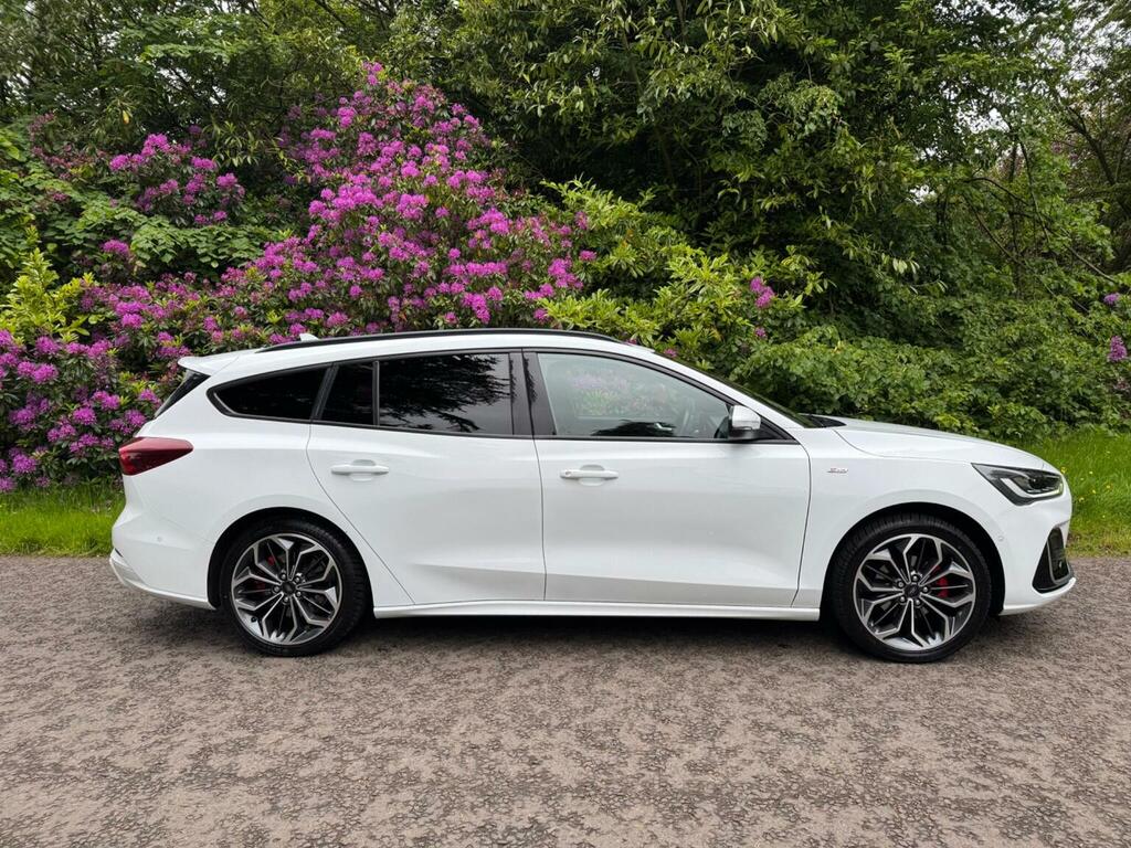 Ford Focus 1.0T Ecoboost Mhev St-line Vignale Euro 6 Ss SW22AYD White #5