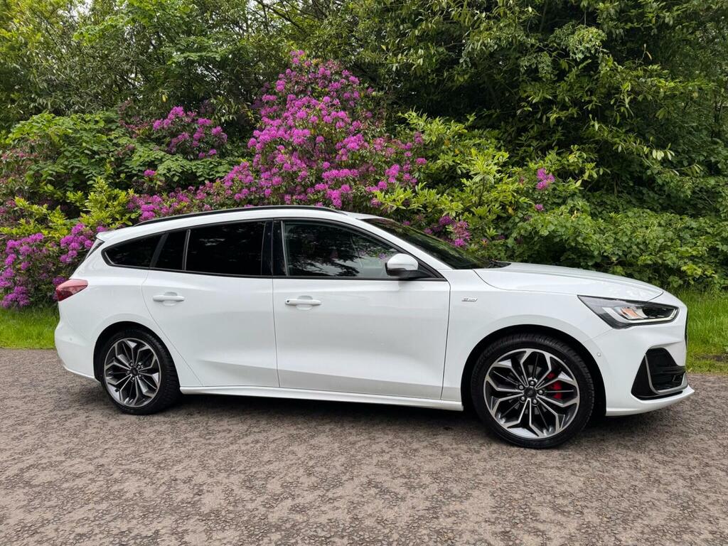 Ford Focus 1.0T Ecoboost Mhev St-line Vignale Euro 6 Ss SW22AYD White #6