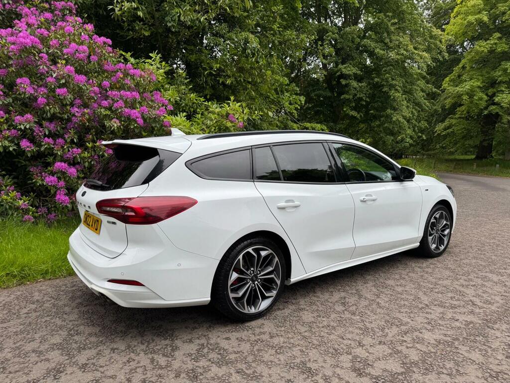 Ford Focus 1.0T Ecoboost Mhev St-line Vignale Euro 6 Ss SW22AYD White #4