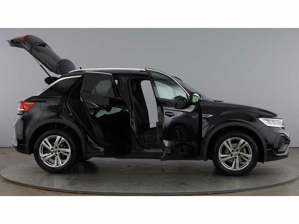 Volkswagen T-Roc Tsi R-line Dsg Euro 6 5-Door EO23XNP Black #6