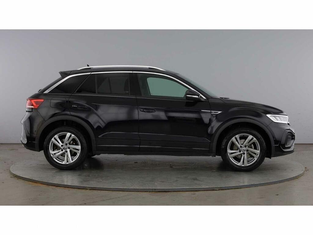 Volkswagen T-Roc Tsi R-line Dsg Euro 6 5-Door EO23XNP Black #3