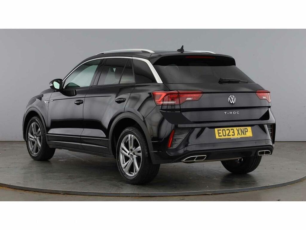 Volkswagen T-Roc Tsi R-line Dsg Euro 6 5-Door EO23XNP Black #2