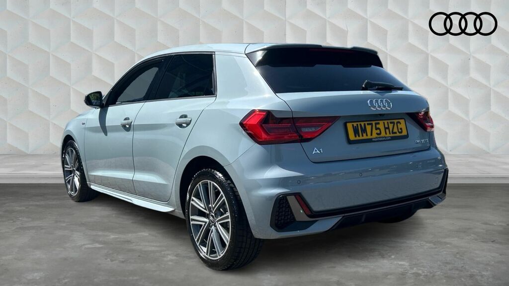 Audi A1 Tfsi 35 S Line Sportback S Tronic Euro 6 5-Door WM75HZG Grey #3