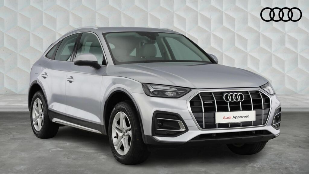 Audi Q5 2.0 Tdi 40 Sport Sportback S Tronic Quattro Euro 6 CF21JCZ Silver