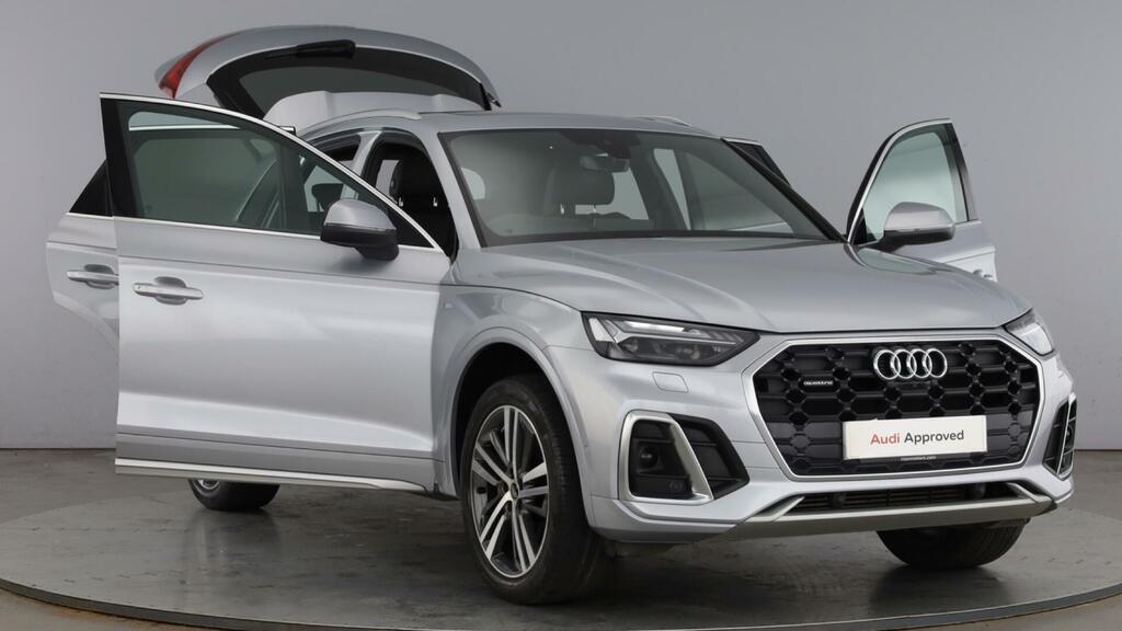 Audi Q5 2.0 Tfsi 45 S Line S Tronic Quattro Euro 6 5-Door WR73VYJ Silver #5
