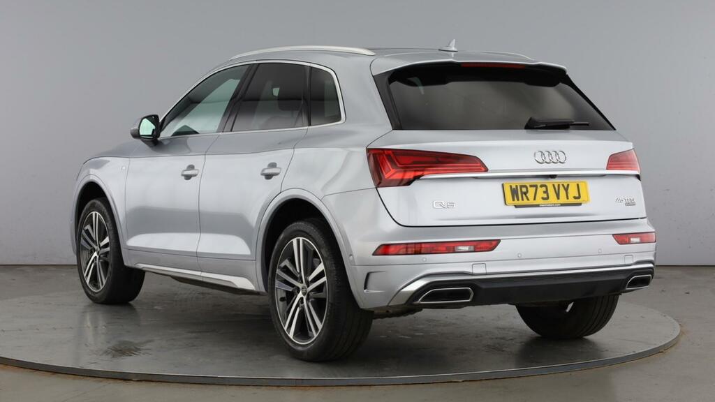 Audi Q5 2.0 Tfsi 45 S Line S Tronic Quattro Euro 6 5-Door WR73VYJ Silver #2