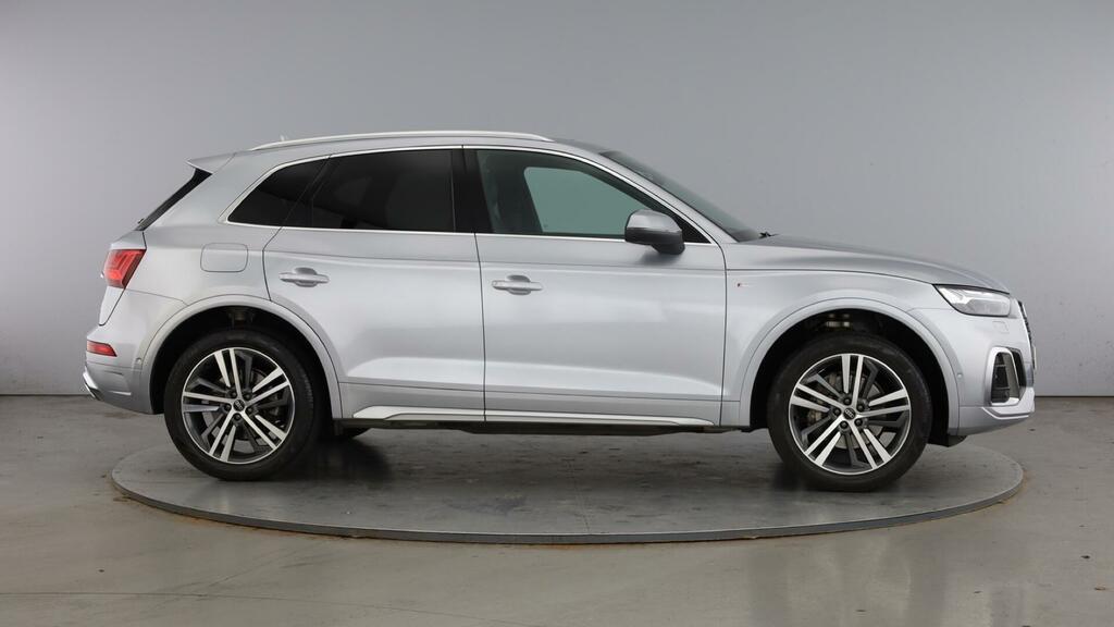 Audi Q5 2.0 Tfsi 45 S Line S Tronic Quattro Euro 6 5-Door WR73VYJ Silver #3