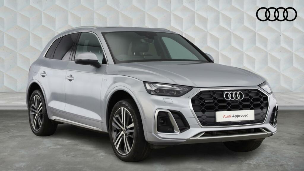 Audi Q5 2.0 Tfsi 45 S Line S Tronic Quattro Euro 6 5-Door WR73VYJ Silver