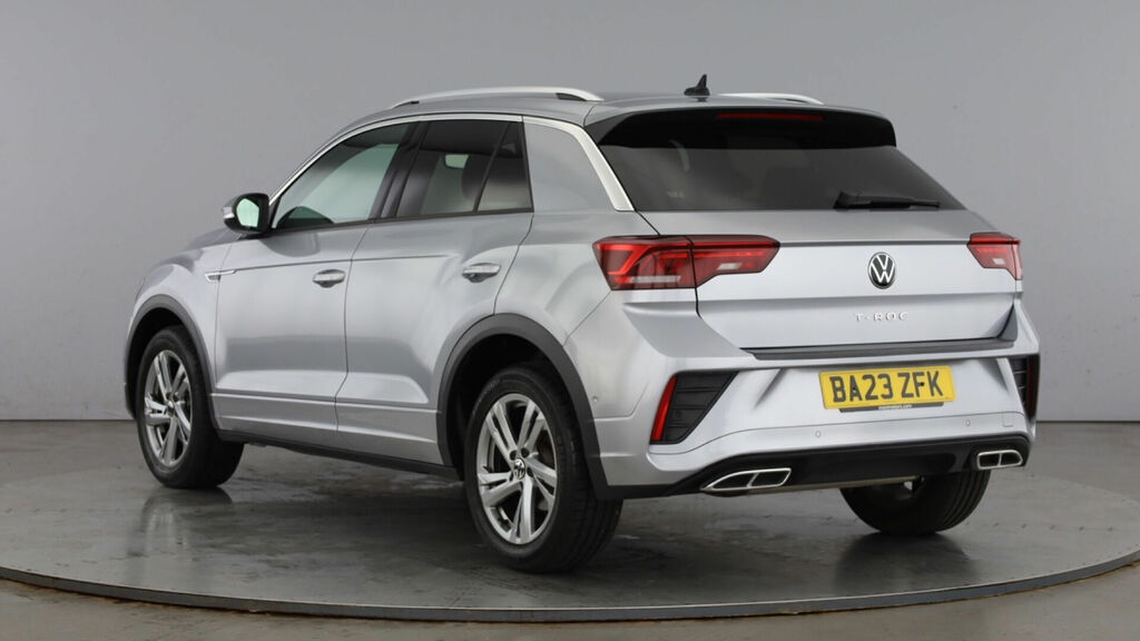Volkswagen T-Roc Tsi R-line Dsg Euro 6 5-Door Silver #3
