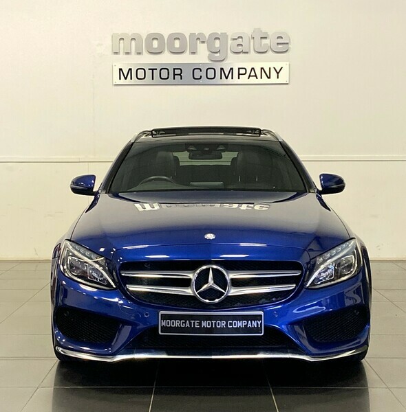 Mercedes-Benz C Class C250 D Amg Line Blue #4