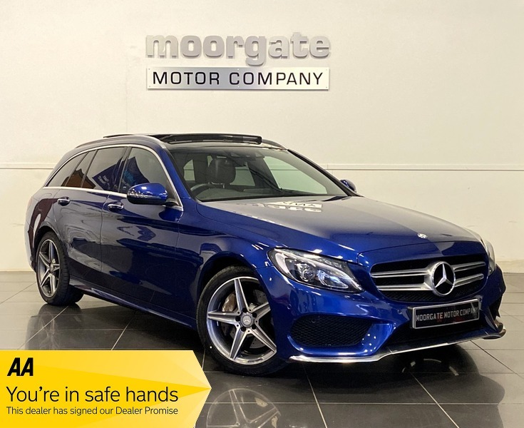 Mercedes-Benz C Class C250 D Amg Line Blue