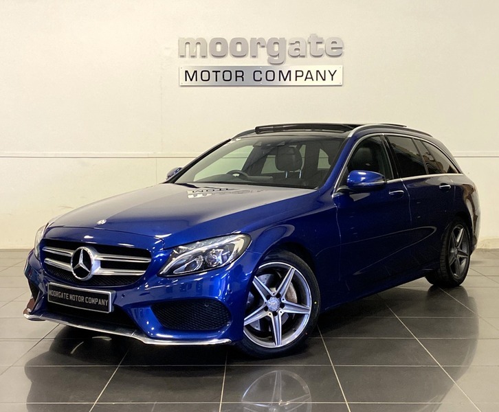Mercedes-Benz C Class C250 D Amg Line Blue #5