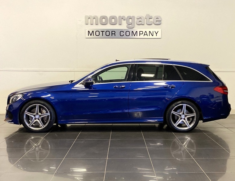 Mercedes-Benz C Class C250 D Amg Line Blue #6