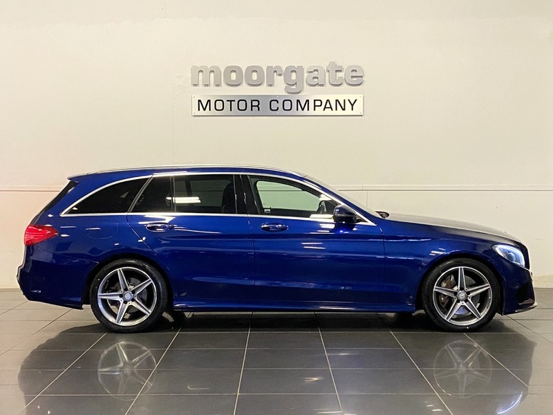 Mercedes-Benz C Class C250 D Amg Line Blue #3