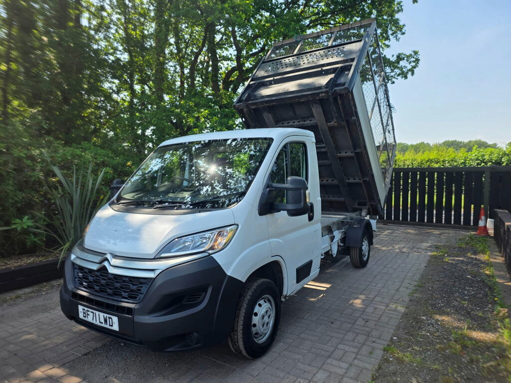 Citroen Relay 2.2 Bluehdi 35 Plus Ready To Run Tipper White