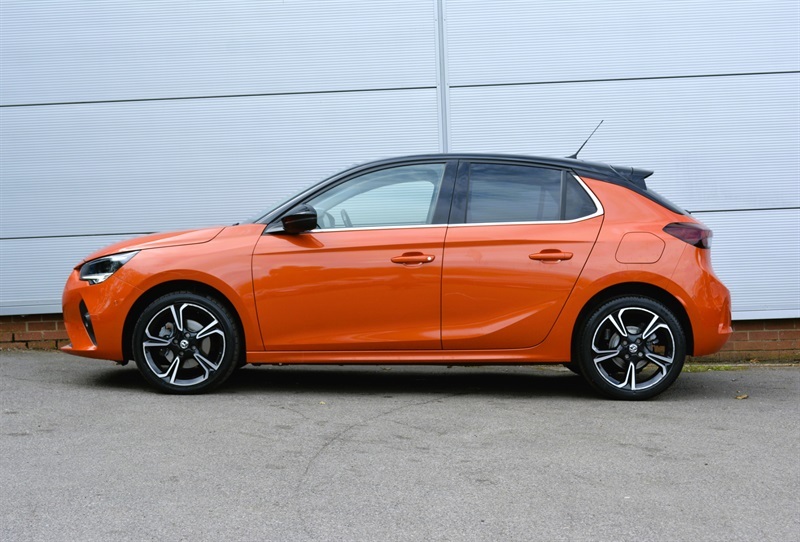 Vauxhall Corsa 1.2 Turbo Elite Nav Premium Hatchback M BK70EUH Orange #3