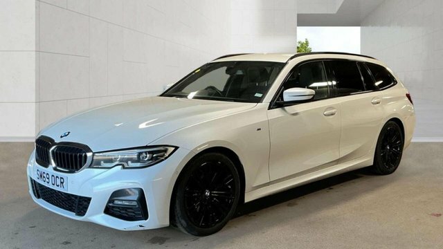 BMW 3 Series 2020 2.0 320D M Sport Touring Euro White #2