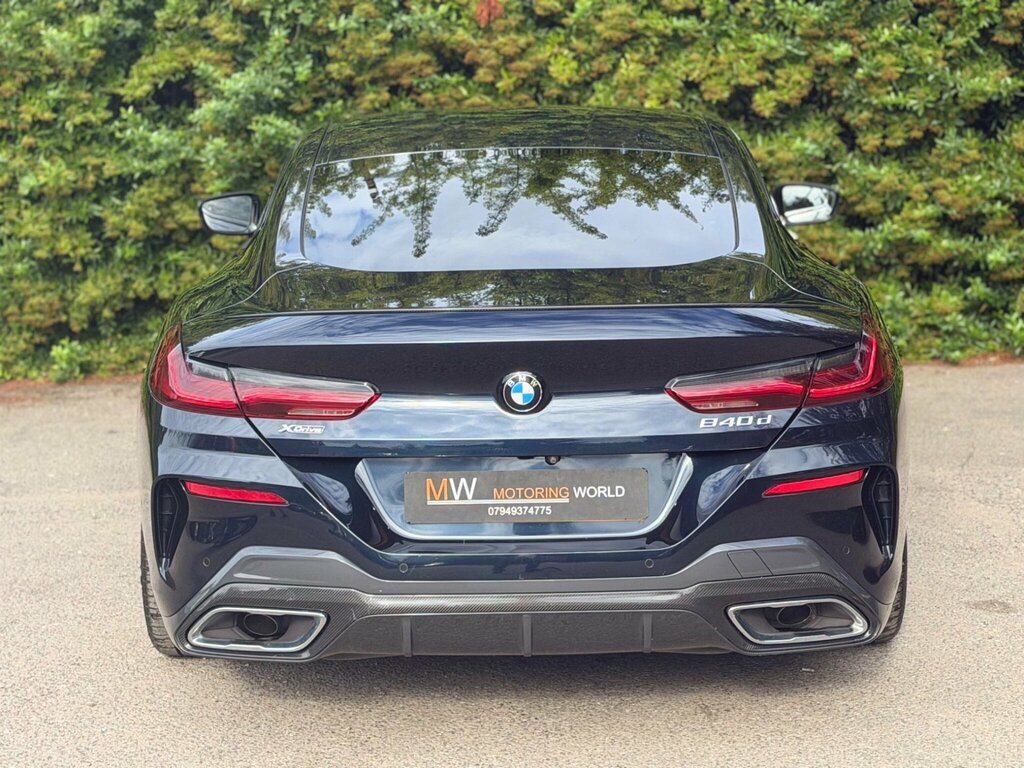 BMW 8 Series M850i Xdrive Convertible Black #9