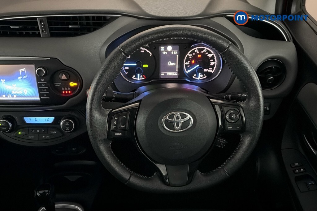 Toyota Yaris 1.5 Vvt-h Design E Cvt White #10