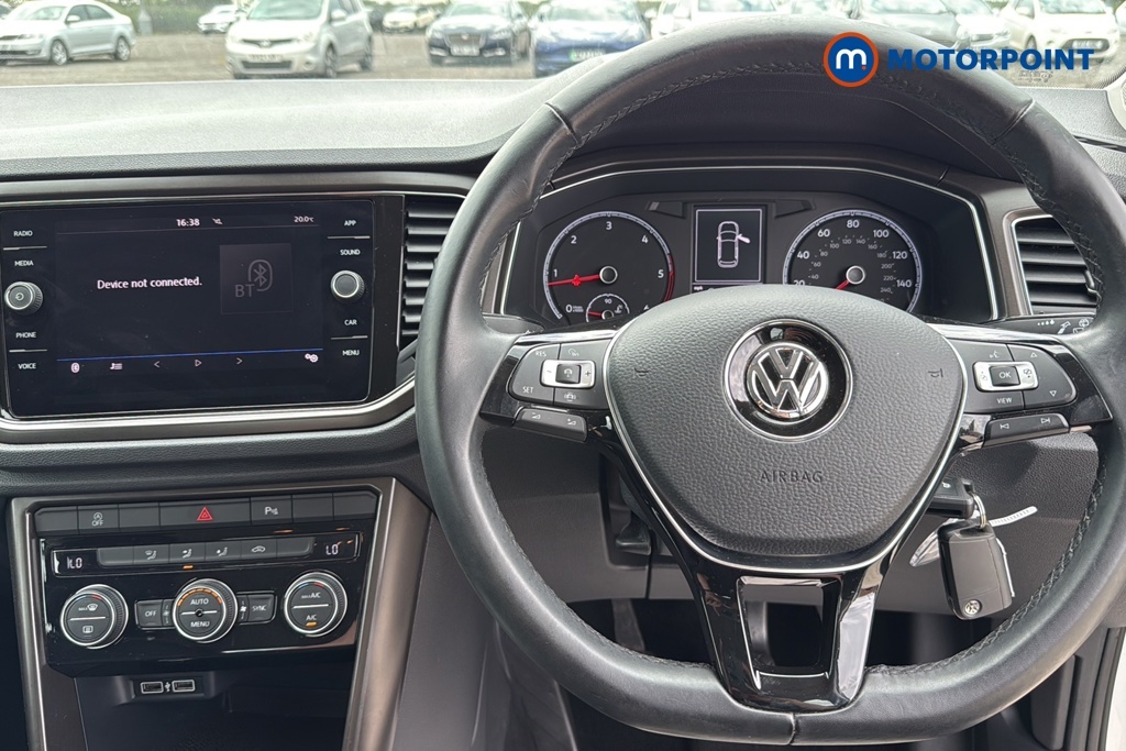 Volkswagen T-Roc 1.5 Tsi Evo R-line Dsg White #10
