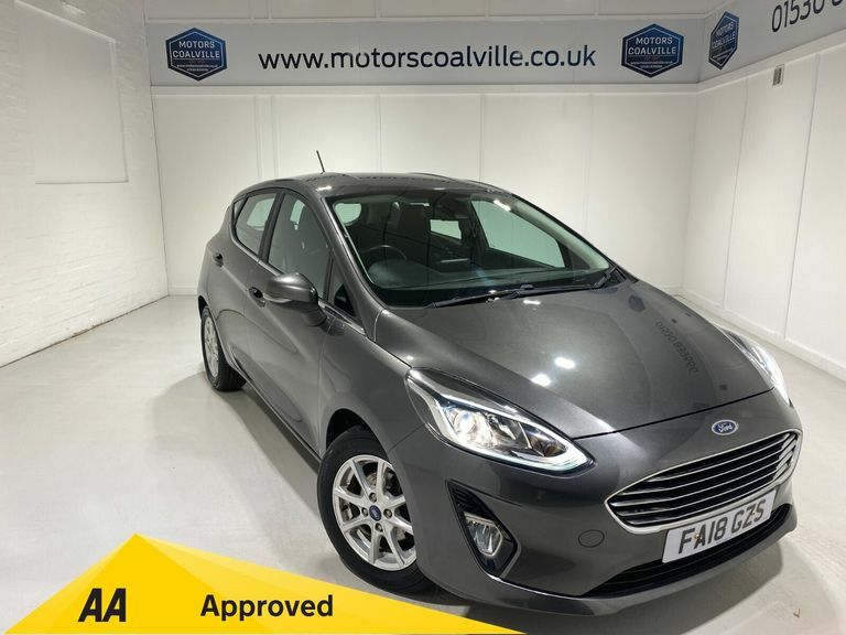 Ford Fiesta 1.0 Ecoboost 100Ps 6 Spd Zetec 5Drsat Nav Amp Grey