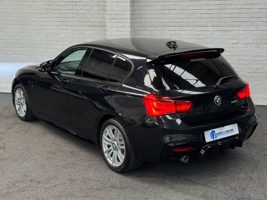 BMW 1 Series Hatchback 2.0 118D M Sport Euro 6 Ss TEMP188 Black #2