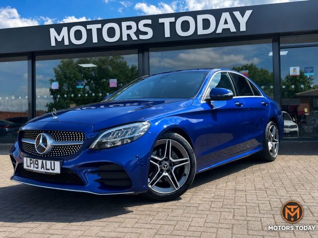 Mercedes-Benz C Class 2019 1.6 C200d Amg Line Saloon E Blue
