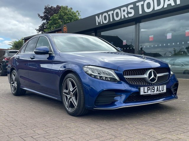 Mercedes-Benz C Class 2019 1.6 C200d Amg Line Saloon E Blue #3