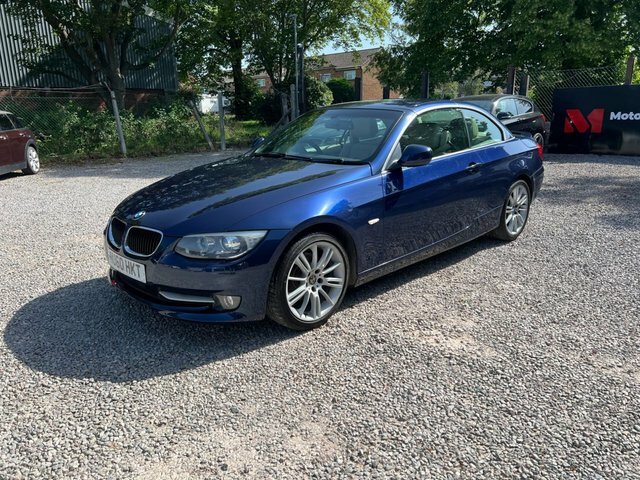 BMW 3 Series 2.0 320D Se Convertible Euro 5 Blue #3