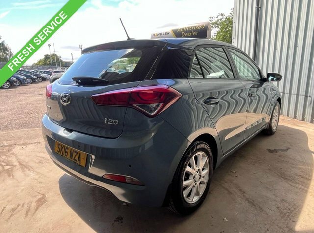Hyundai I20 1.2 Blue Drive Se Hatchback Euro SK16WZA Blue #3