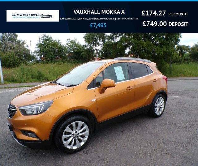 Vauxhall Mokka X 2019 1.4I Ellite 2019,Sat Nav,leather,bluetooth,pa Orange